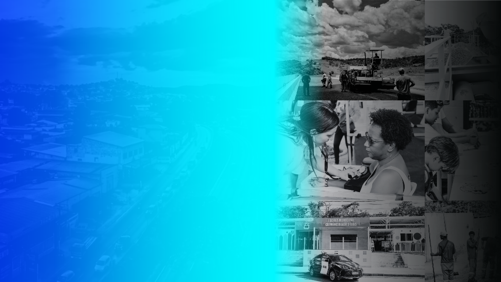 Vista aérea de Ribeirão das Neves